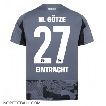 Billige Fotballdrakt Eintracht Frankfurt Mario Gotze #27 Replika Tredjedrakt 2025-26 Kortermet